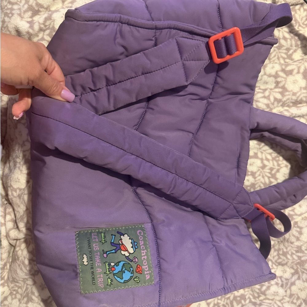 Coach Large Coachtopia Lilac Loop Tote Bag - Picture 7 of 10